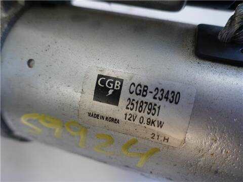 Foto 3ª: Motor de Arranque Chevrolet Aveo 1.2 BERLINA 75CV 55KW [B12D1] (2012)