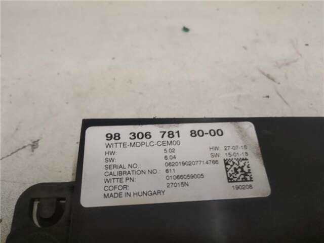Foto 3ª: Centralita Motor ECU Peugeot 406 2.0 [2.0 LTR. - 100 KW 16V CAT (RFN - EW10J4)] [RFN (EW10J4)]