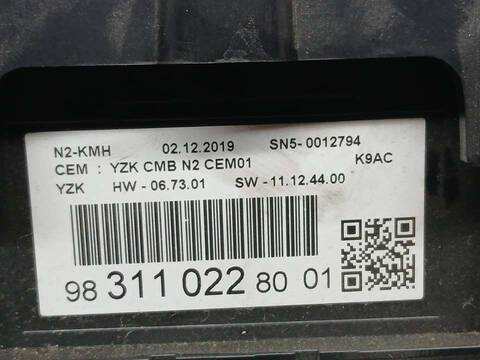 Foto 3ª: Cuadro de Instrumentos Toyota Proace CITY 102CV 75KW [YH01] (2020)