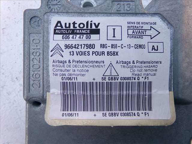 Foto 3ª: Centralita Airbag Citroen C4 2.0 HDI 2006-2014 [RHJ] (2007)