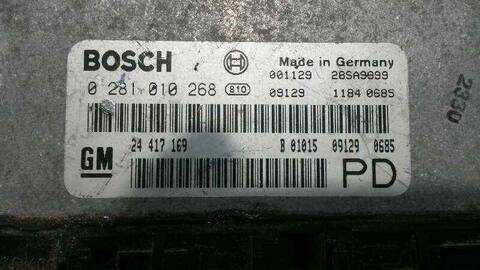 Foto 2ª: Centralita Motor ECU Opel Zafira 82CV 60KW (1999)