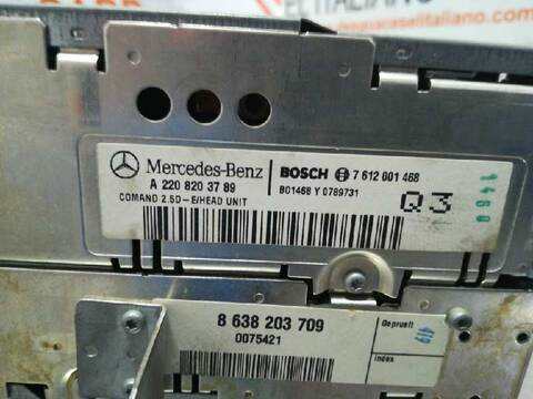 Foto 2ª: Sistema GPS Mercedes Clase S 220 400 CDI 220.028) BERLINA 250CV 184KW [OM628960] (2000)