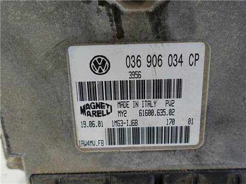 Foto 3ª: Centralita Motor ECU Seat Leon 1.6 16 V 105CV 77KW [AZD] (2001)