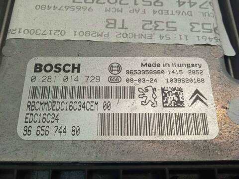 Foto 3ª: Centralita Motor ECU Peugeot 3008 1.6 HDI FAP CAT 9HZ - DV6TED4) 109CV 80KW (2009)