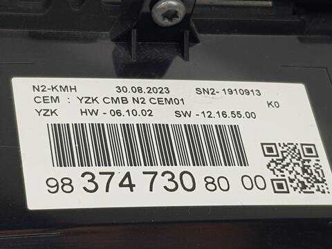 Foto 3ª: Cuadro de Instrumentos Fiat Scudo VERSION INDEFINIDA