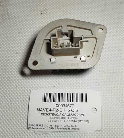Foto 4ª: Calefacción Jeep Cherokee 2.5 D SPORT XJ 3P [M52 VM] (2000)