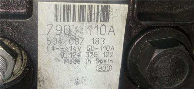 Alternador Iveco Daily 3.0 CABINA DOBLE 35 C... BATALLA 3450 [3.0 LTR. - 107 KW DIESEL]