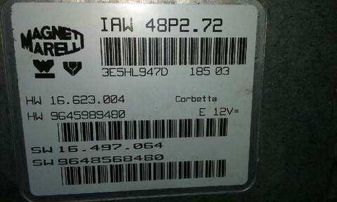 Foto 2ª: Centralita Motor ECU Citroen C3 1.1 60CV 44KW [HFX] (2003)