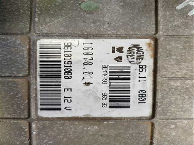 Centralita Motor ECU Peugeot 106 VERSION INDEFINIDA