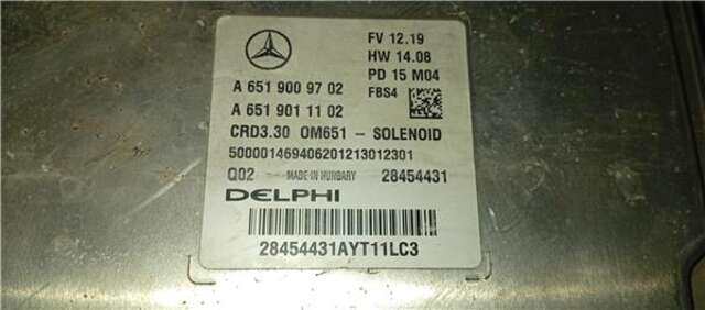 Foto 2ª: Centralita Motor ECU Mercedes Clase C 160 2.1 CLA 220 CDI - D (117.303) [2.1 LTR. - 125 KW CDI CAT]