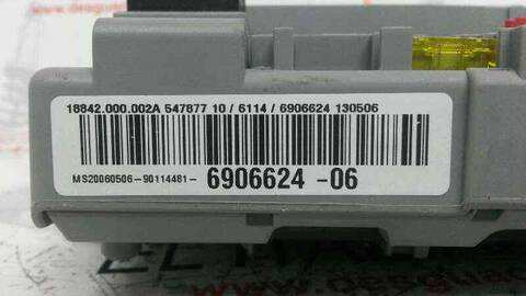 Foto 2ª: Caja Reles Fusibles Bmw Serie 1 114 118I BERLINA 129CV 95KW [N46B20] (2006)