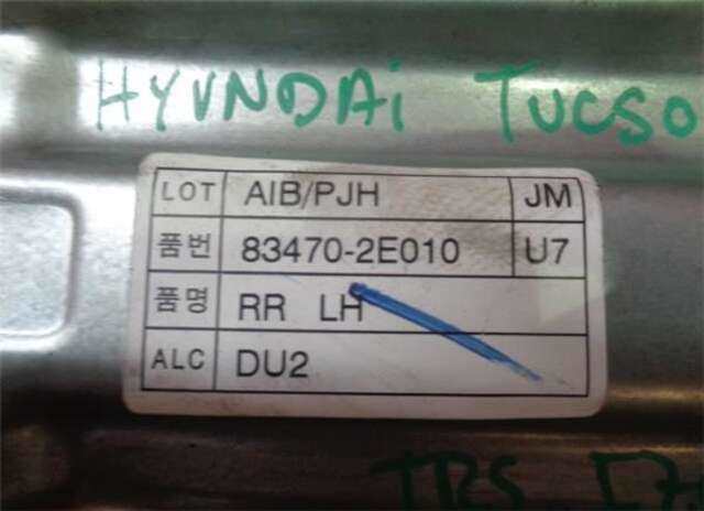 Foto 3ª: Elevalunas Eléctrico Trasero Izquierdo Hyundai Tucson 2.0 CRDI [D4EA]