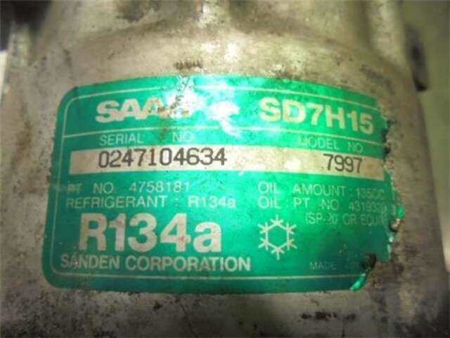 Foto 3ª: Compresor Aire Acondicionado Saab 90 2.0 CS TURBO [2.0 LTR. - 110 KW CAT] [B204E]