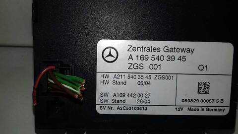 Foto 2ª: Centralita Motor ECU Mercedes Clase A 140 A 150 169.031) 95CV 70KW [266920] (2005)