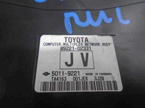 Foto 2ª: Centralita Motor ECU Toyota Auris HYBRID ACTIVE 136CV 100KW [2ZR] (2013)
