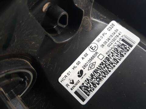 Foto 3ª: Faro Derecho Renault Express ADVANCE 95CV 70KW [K9K876] (2024)