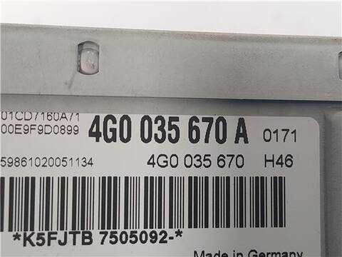 Foto 3ª: Sistema Audio Radio CD Audi A7 3.0 TDI QUATTRO 245CV 180KW [CDU] (2010)