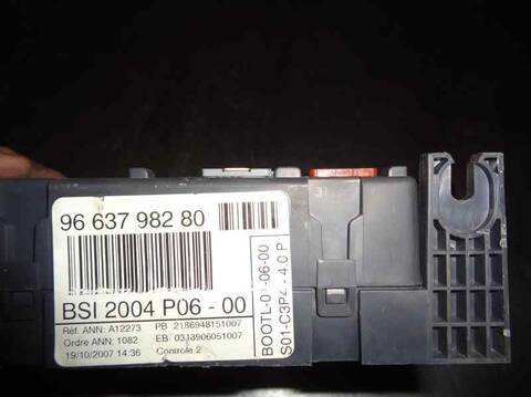 Foto 3ª: Centralita Confort BSI Peugeot 207 CONFORT 68CV 50KW [8HZ] (2008)