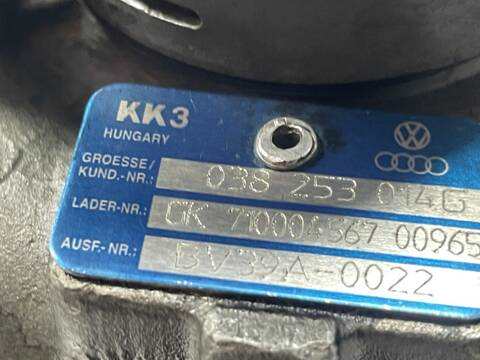 Foto 2ª: Turbocompresor Seat Toledo BJB (2005)