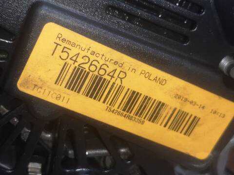Foto 2ª: Alternador Renault Scenic K4M782 JM) (2005)