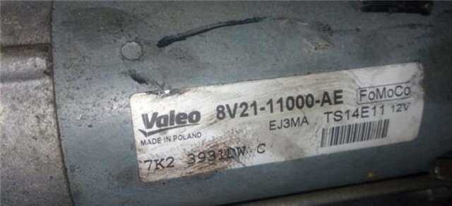 Motor de Arranque Ford Fiesta 1.5 AMBIENTE [1.5 LTR. - 55 KW TDCI CAT]