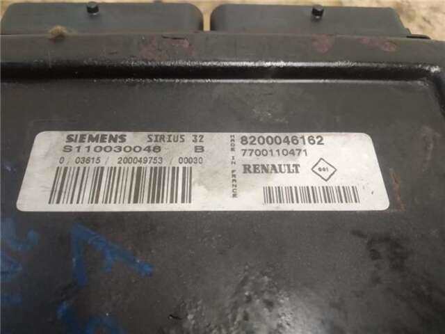 Foto 3ª: Centralita Motor ECU Renault Megane 1.4 16 V DYNAMIQUE [1.4 LTR. - 70 KW CAT] I FASE 2 COUPE (DA...)(01.1999-_) [K4J750]