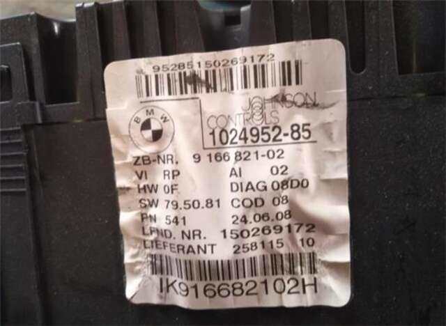 Cuadro de Instrumentos Bmw Serie 1 114 2.0 118D [2.0 LTR. - 105 KW TURBODIESEL CAT]