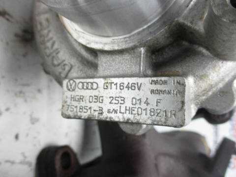 Foto 2ª: Turbocompresor Audi A3 BXE (2008)