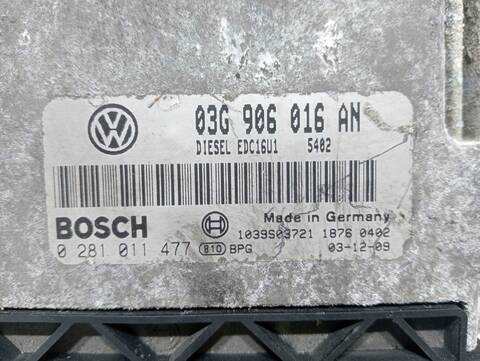 Foto 3ª: Centralita Motor ECU Volkswagen Golf 2.0 TDI 140CV (2003)