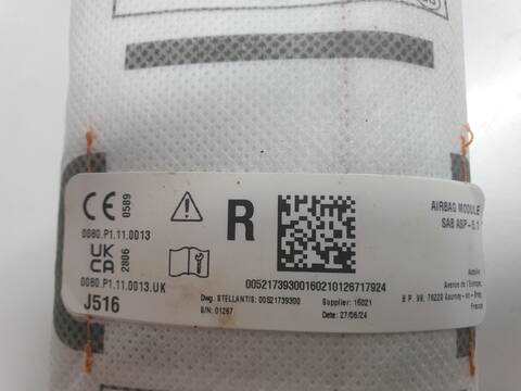 Foto 2ª: Airbag Lateral Delantero Derecho Fiat 600 VERSION INDEFINIDA