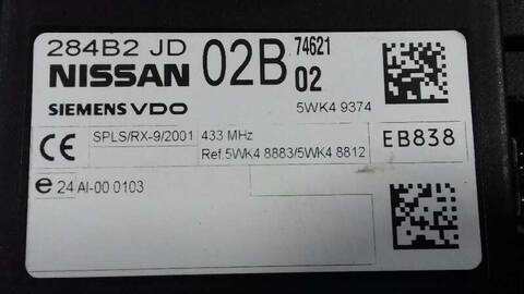 Foto 2ª: Centralita Motor ECU Nissan Qashqai 2.0 DCI TD CAT 150CV 110KW [M9R] (2007)
