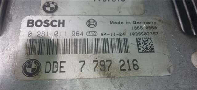 Centralita Motor ECU Bmw Serie 1 114 2.0 118D [2.0 LTR. - 90 KW 16V DIESEL CAT]