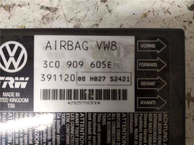 Foto 3ª: Centralita Airbag Seat Leon 1.9 TDI (105 CV)
