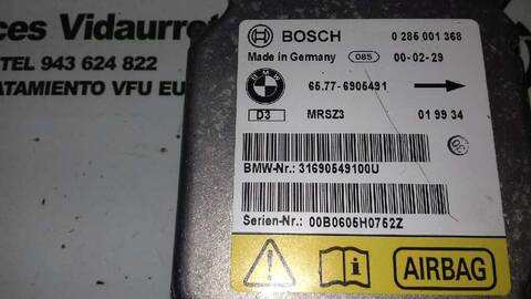 Foto 3ª: Centralita Airbag Bmw Serie 3 315 2.0 16V DIESEL CAT BERLINA 136CV 100KW [20-4D-1] (2000)