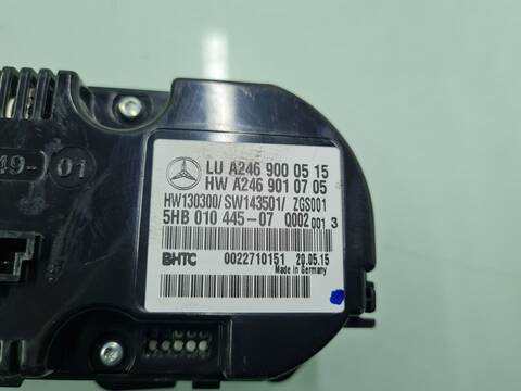 Foto 3ª: Mando Climatizador Mercedes Clase C 160 CLA 200 CDI 117.308) 136CV 100KW [651930] (2015)