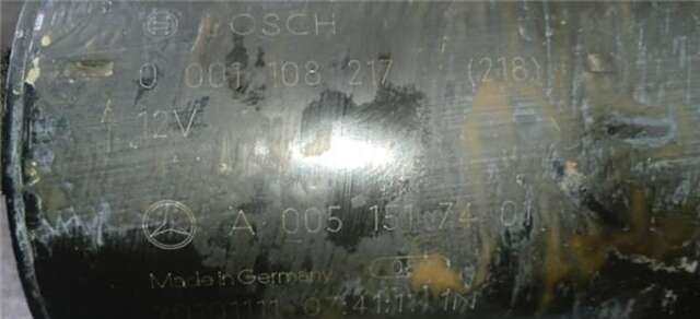 Motor de Arranque Mercedes Clase A 140 2.0 A 180 CDI (169.007) [2.0 LTR. - 80 KW CDI CAT]