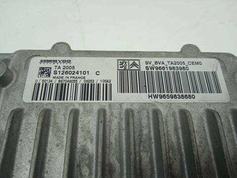 Foto 3ª: Centralita Cambio Automatico Citroen C4 1.6 16V CAT NFU - TU5JP4) BERLINA 109CV 80KW [NFU(TU5JP4)] (2006)