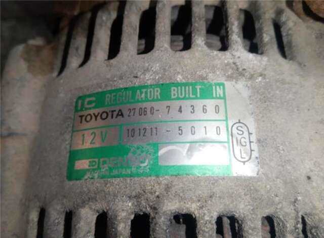 Alternador Toyota Rav4 2.0 BÁSICO [2.0 LTR. - 95 KW 16V CAT]