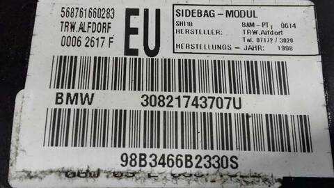 Foto 3ª: Airbag Lateral Delantero Izquierdo Bmw Serie 3 315 2.0 16V DIESEL CAT BERLINA 136CV 100KW [20-4D-1] (1999)