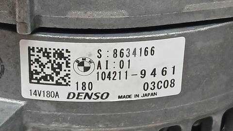 Foto 3ª: Alternador Bmw X3 XDRIVE 20 D 190CV 140KW [B47D20B] (2019)