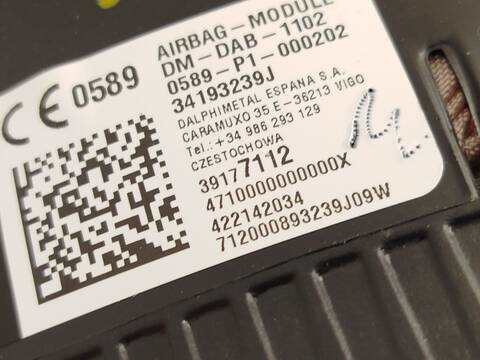 Foto 4ª: Airbag Delantero Izquierdo Opel Astra 1.2 TURBO 68) 131CV 96KW [F 12 SHT] (2020)