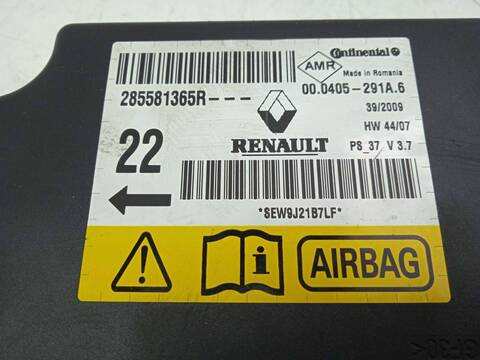Foto 3ª: Centralita Airbag Renault Megane 1.5 DCI DIESEL FAP BERLINA 106CV 78KW III BERLINA 5 P [K9K832] (2009)