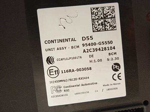 Foto 4ª: Centralita Motor ECU Kia Niro DRIVE 141CV 104KW [G4LE] (2018)