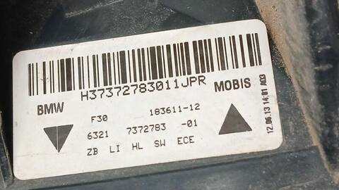 Foto 3ª: Piloto Trasero Izquierdo Bmw Serie 3 315 320 D 184CV 135KW [N47D20C] (2014)