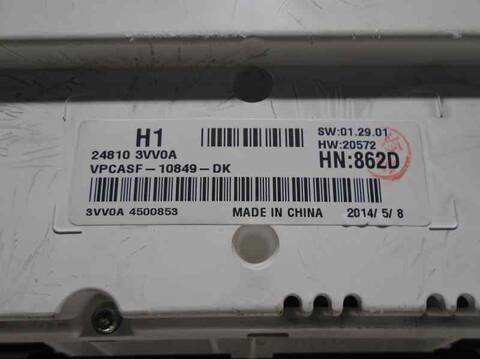 Foto 2ª: Cuadro de Instrumentos Nissan Note ACENTA 80CV 59KW [HR12] (2014)