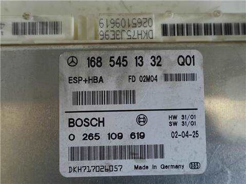 Foto 2ª: Centralita Motor ECU Mercedes Clase A 140 1.4 140 168.031) 82CV 60KW [M 166.940] (2002)