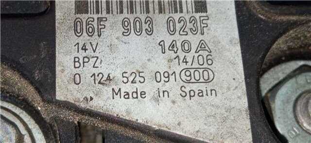 Alternador Volkswagen Golf 3.2 R32 [3.2 LTR. - 184 KW V6 24V (3189 CM3)]
