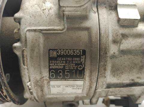 Foto 2ª: Compresor Aire Acondicionado Opel Corsa 1.3 CDTI 08) [B 13 DTC] (2014)