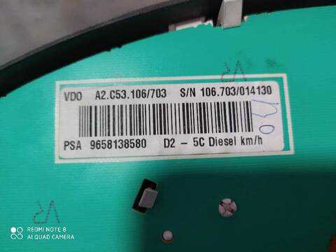 Foto 3ª: Cuadro de Instrumentos Peugeot 407 140CV 103KW