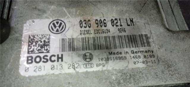 Centralita Motor ECU Seat Altea 1.9 ARENA [1.9 LTR. - 77 KW TDI]